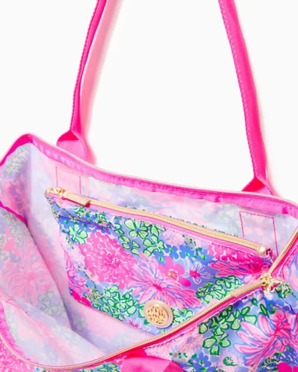 Bags^Lilly Pulitzer Piper Packable Tote Multi Lil Soiree All Day