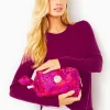 Bags^Lilly Pulitzer Pippa Pouch Amaryllis Red Secret Hideaway