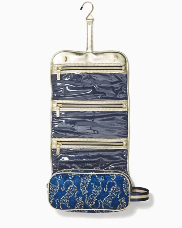 Bags^Lilly Pulitzer Reid Cosmetic Case Low Tide Navy Easy To Spot