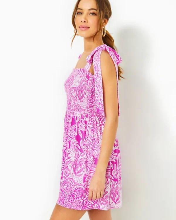 Rompers & Jumpsuits^Lilly Pulitzer Rivera Romper Wild Fuchsia Swipe Right