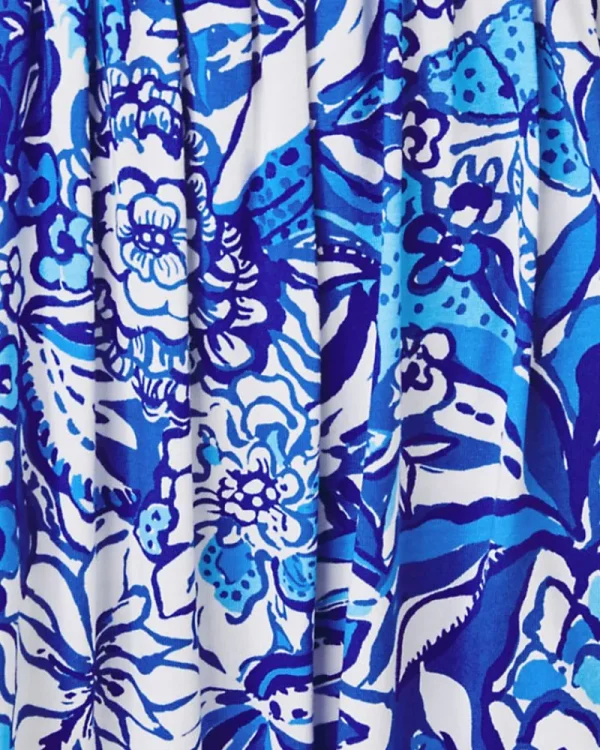 Rompers & Jumpsuits^Lilly Pulitzer Rivera Romper Blue Tang Flocking Fabulous