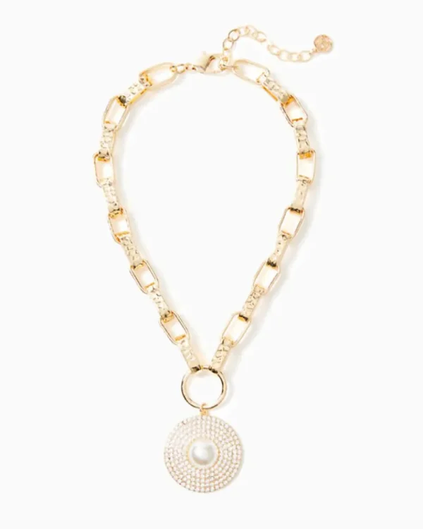 Jewelry^Lilly Pulitzer Sea Searching Necklace Gold Metallic