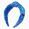 Hats & Hair^Lilly Pulitzer Side Twist Knot Headband Breakwater Blue Shells N Bells