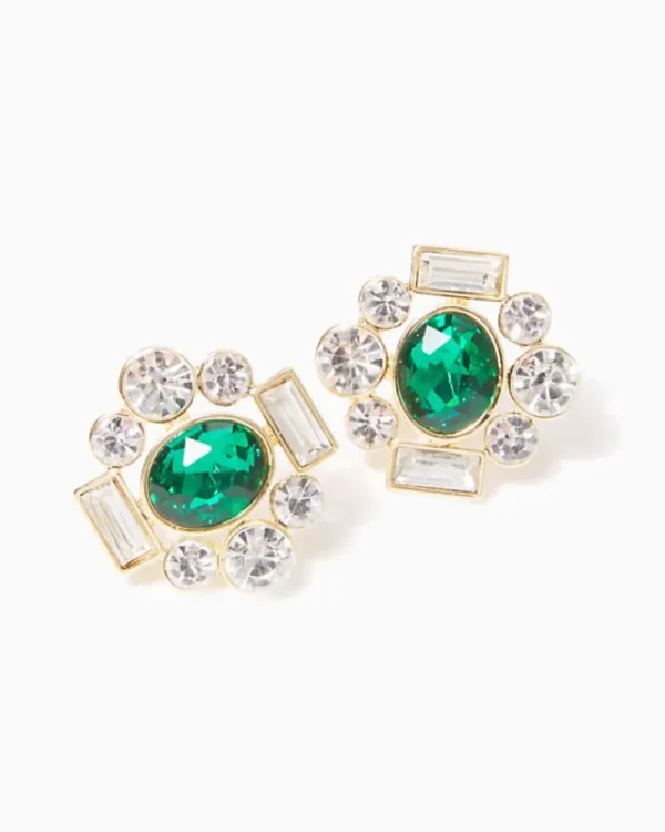 Jewelry^Lilly Pulitzer So Fancy Stud Earrings Evergreen
