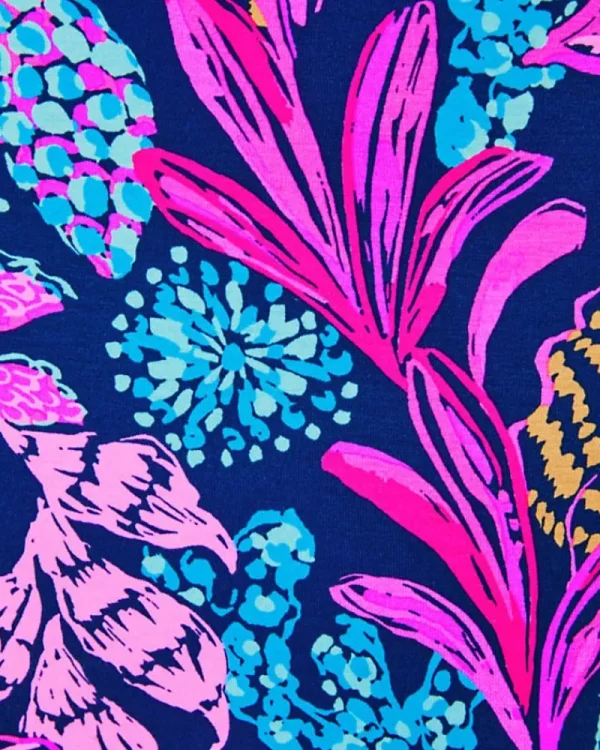 Dresses^Lilly Pulitzer Sonique Halter Dress Aegean Navy Calypso Coast