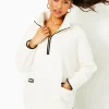Loungewear^Lilly Pulitzer Soreen Sherpa Popover Coconut