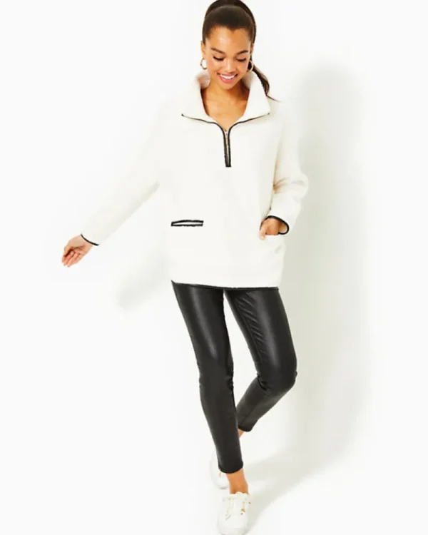 Loungewear^Lilly Pulitzer Soreen Sherpa Popover Coconut