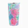 Tabletop^Lilly Pulitzer Stainless Steel Insulated Tumbler Celestial Blue Cay To My Heart