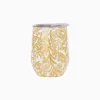 Tabletop^Lilly Pulitzer Stainless Steel Stemless Wine Tumbler Gold Metallic Calypso Coast