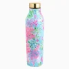 Tabletop^Lilly Pulitzer Stainless Steel Water Bottle Celestial Blue Cay To My Heart