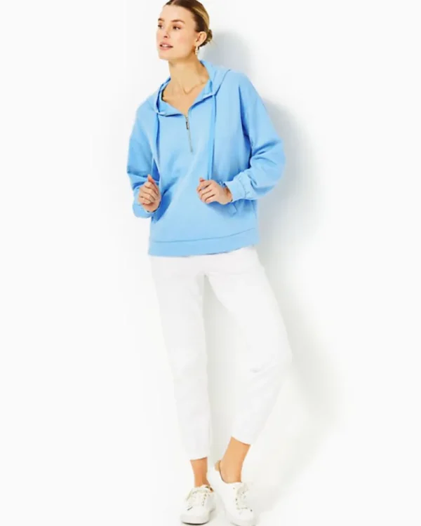 Loungewear^Lilly Pulitzer Suri Hoodie Heathered Frenchie Blue