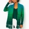 Sweaters & Cardigans^Lilly Pulitzer Tatum Ombre Cardigan Evergreen Marled Ombre