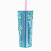 Tabletop^Lilly Pulitzer Tumbler With Straw Cumulus Blue Chick Magnet