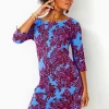 Dresses^Lilly Pulitzer Upf 50+ Chillylilly Braedyn Dress Abaco Blue Feel Like A Shellebrity