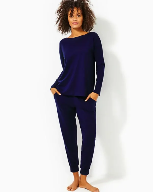 Loungewear^Lilly Pulitzer Upf 50+ Karessa Top True Navy
