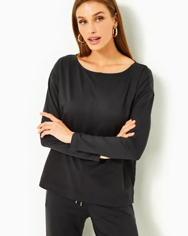 Loungewear^Lilly Pulitzer Upf 50+ Karessa Top Black