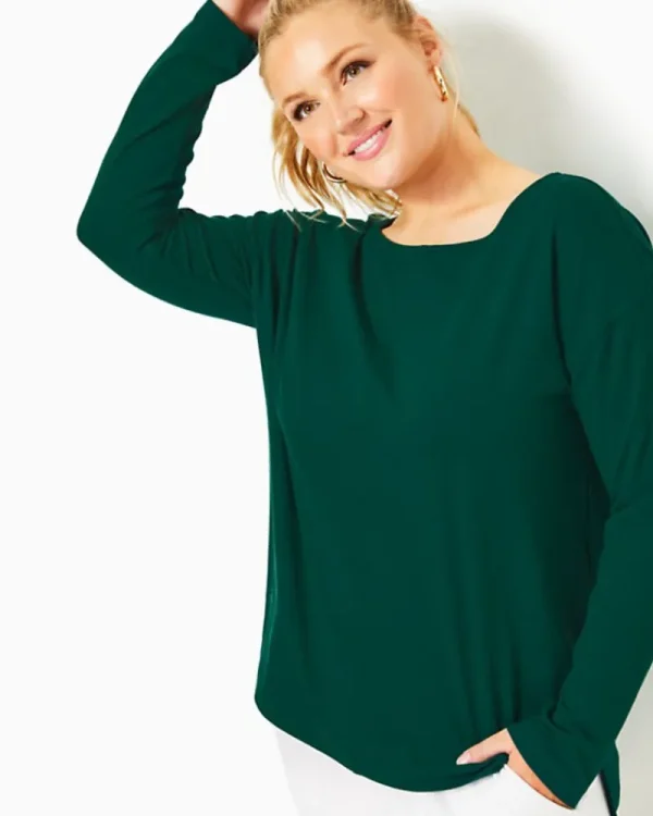Loungewear^Lilly Pulitzer Upf 50+ Karessa Top Evergreen