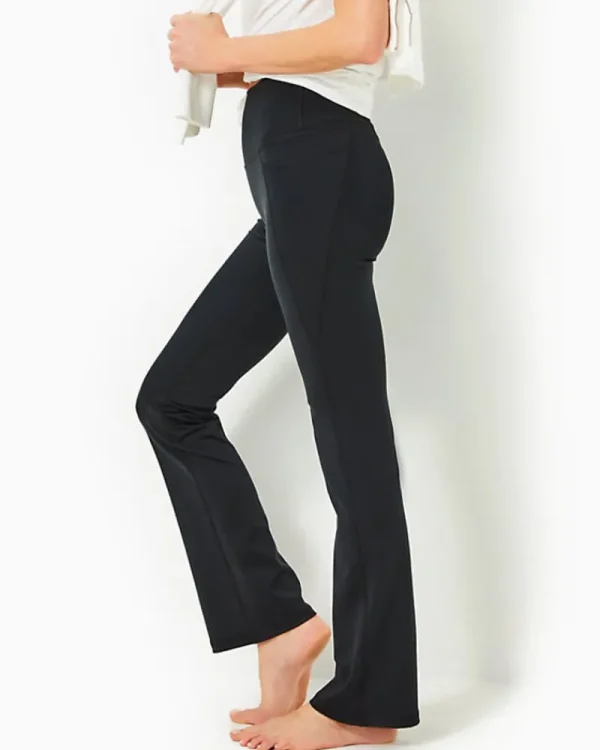 Loungewear^Lilly Pulitzer Upf 50+ Luxletic 31.5" Carpe Vita Flare Legging Onyx