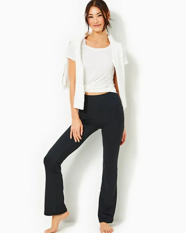 Loungewear^Lilly Pulitzer Upf 50+ Luxletic 31.5" Carpe Vita Flare Legging Onyx