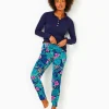 Activewear^Lilly Pulitzer Upf 50+ Luxletic 28" Corso Pant Low Tide Navy Life Of The Party Golf