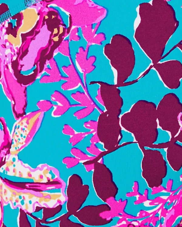 Loungewear^Lilly Pulitzer Upf 50+ Luxletic 28" Island Mid-Rise Jogger Blue Rhapsody Orchid You Not