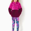 Girls Tops & Bottoms^Lilly Pulitzer Upf 50+ Luxletic Girls Mini Weekender Legging Blue Rhapsody Orchid You Not