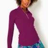 Activewear^Lilly Pulitzer Upf 50+ Luxletic Justine Pullover Mulberry