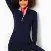 Activewear^Lilly Pulitzer Upf 50+ Luxletic Justine Pullover True Navy