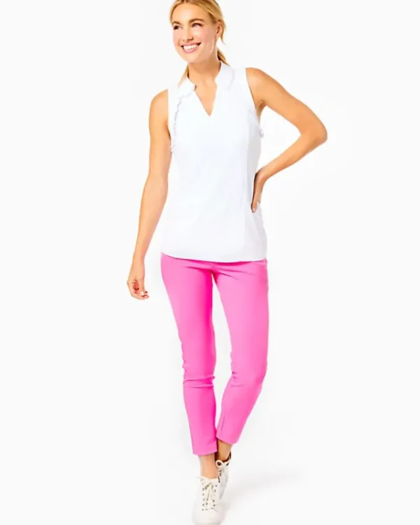 Activewear^Lilly Pulitzer Upf 50+ Luxletic Martina Polo Top Resort White