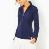 Activewear^Lilly Pulitzer Upf 50+ Luxletic Tennison Jacket True Navy