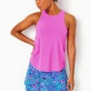 Activewear^Lilly Pulitzer Upf 50+ Luxletic Westley Active Tank Orchid Oasis