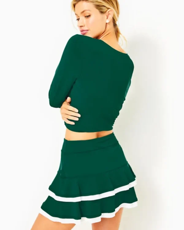 Activewear^Lilly Pulitzer Upf 50+ Luxletic Zela Skort Evergreen X Resort White