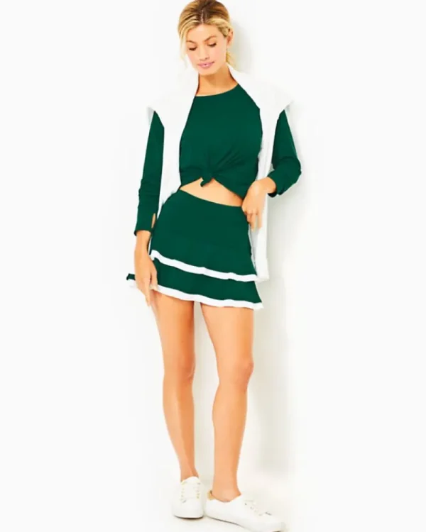 Activewear^Lilly Pulitzer Upf 50+ Luxletic Zela Skort Evergreen X Resort White