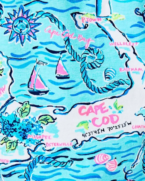 Outerwear^Lilly Pulitzer Upf 50+ Skipper Popover Bali Blue Lilly Loves Cape Cod