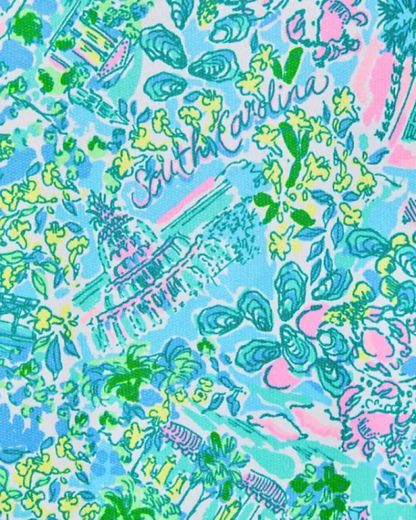 Outerwear^Lilly Pulitzer Upf 50+ Skipper Popover Surf Blue Lilly Loves South Carolina