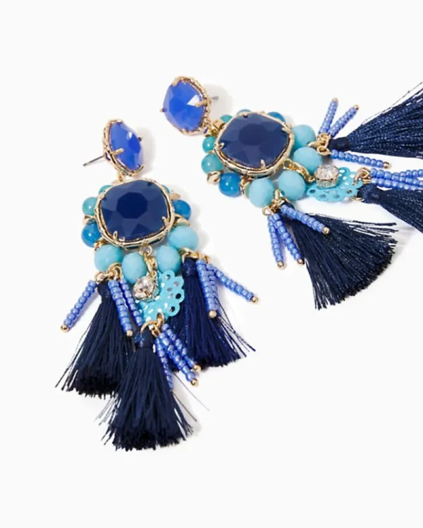 Jewelry^Lilly Pulitzer Waterside Earrings Alba Blue